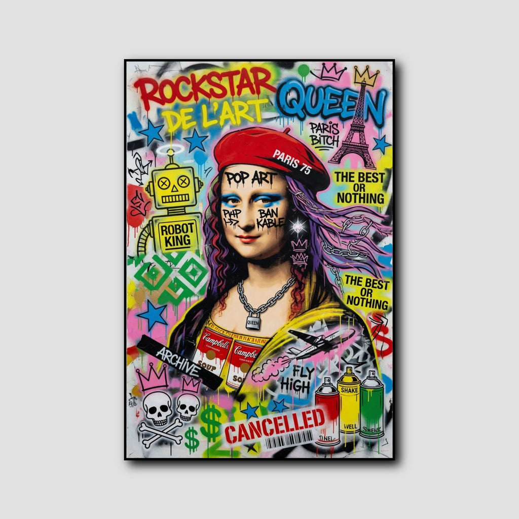 Tableau Joconde Pop Art style 1