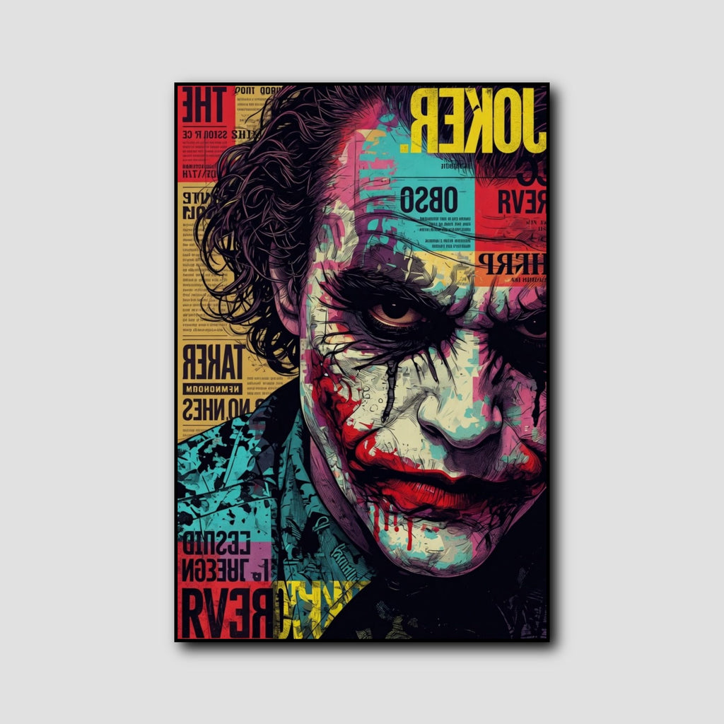 Tableau Joker Pop Art style 1