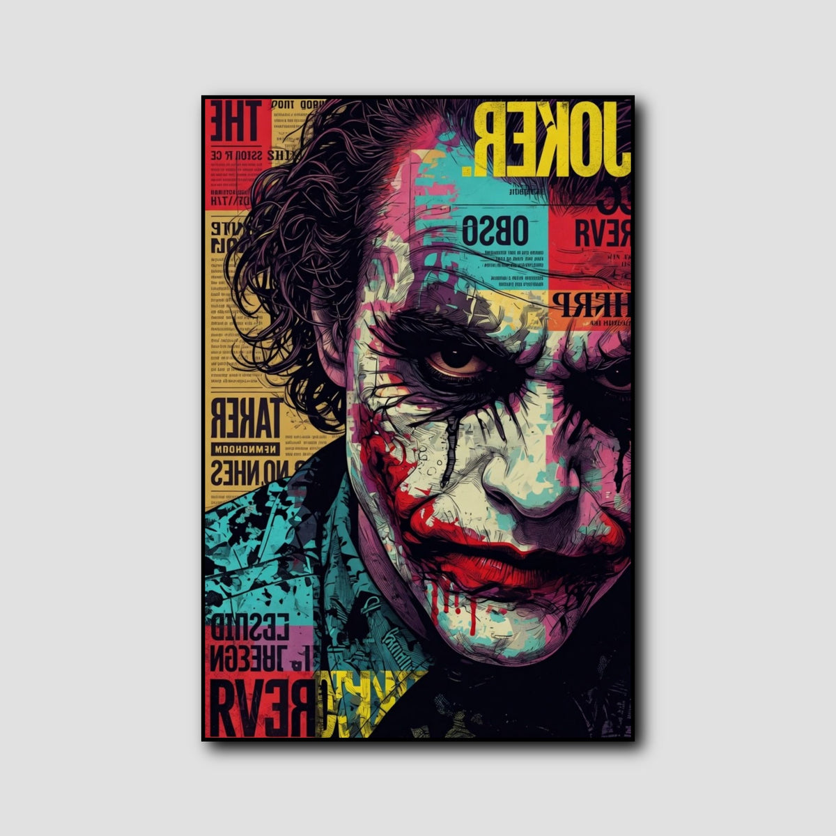 Tableau Joker Pop Art style 1