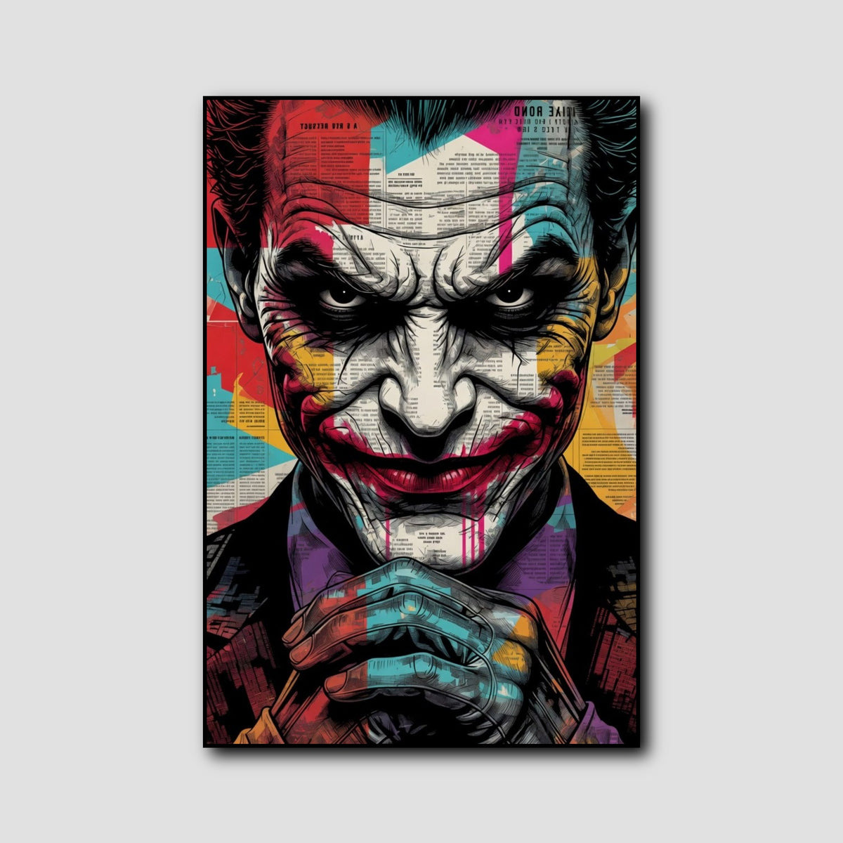 Tableau Joker Pop Art style 2