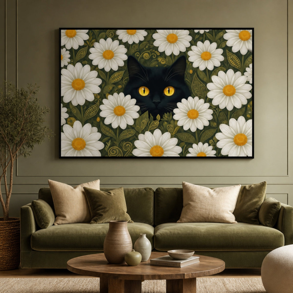 Tableau Joli Chat Minou pour salon