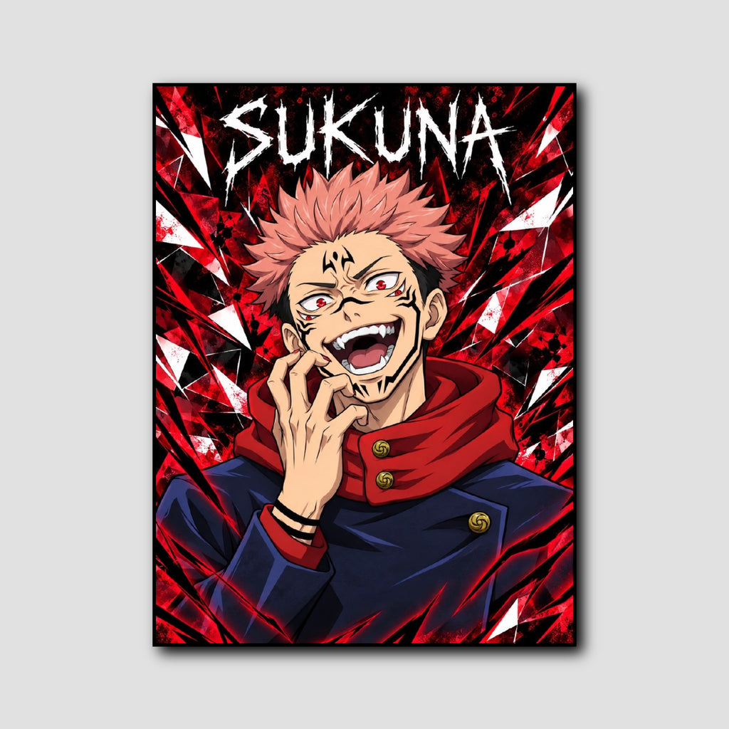 Tableau Jujutsu Kaisen Sukuna style 1