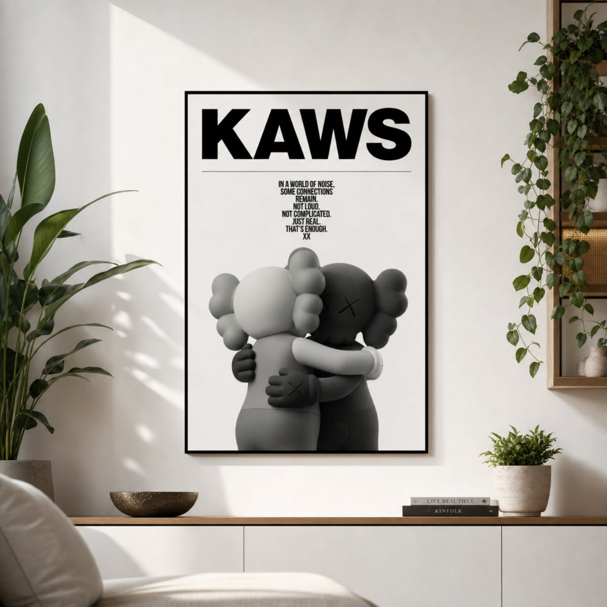 Tableau Kaws Figurine pour salon