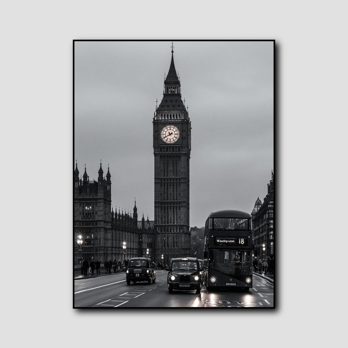 Tableau Londre Big Ben style 1