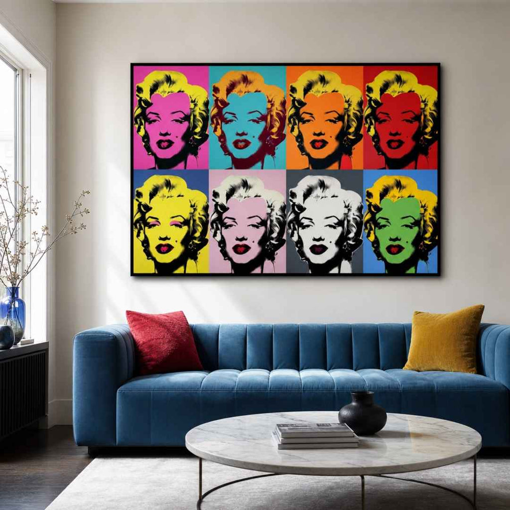 Tableau Marilyn de Andy Warhol pour salon