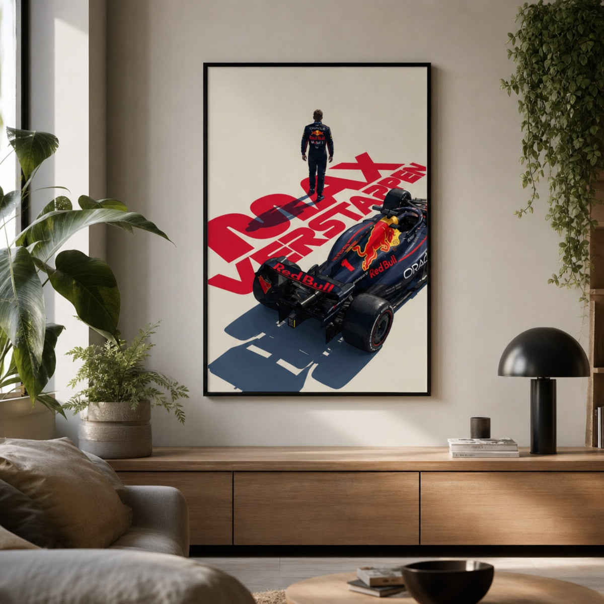 Tableau Max Verstappen pour salon