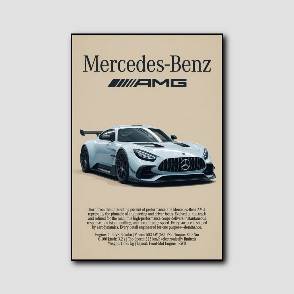 Tableau Mercedes AMG style 1