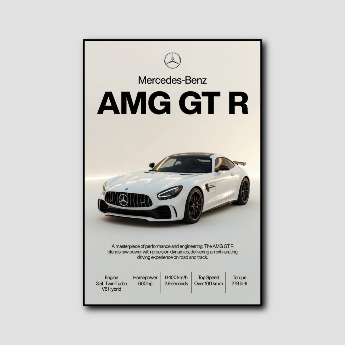 Tableau Mercedes AMG style 2