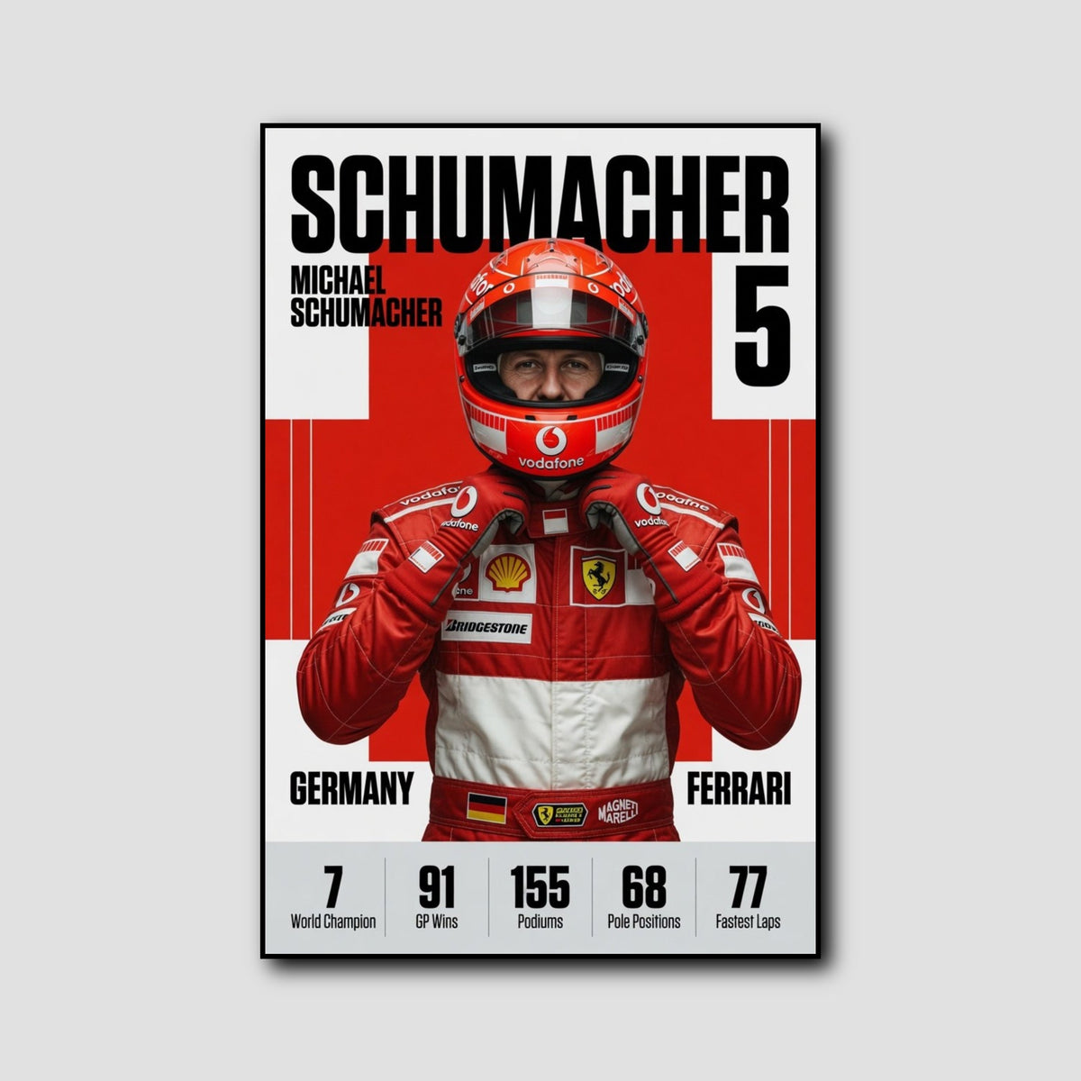 Tableau Michael Schumacher style 1