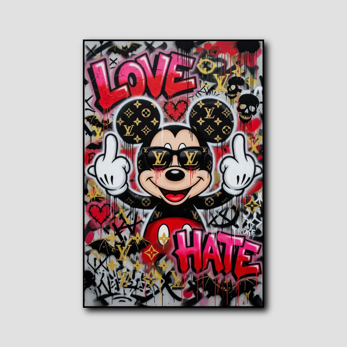 Tableau Mickey Pop Art style 1