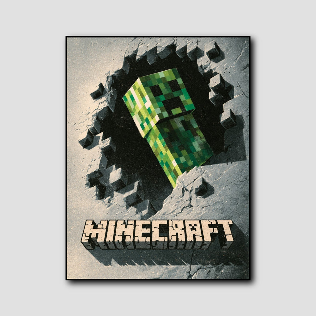 Tableau Minecraft Creeper style 1