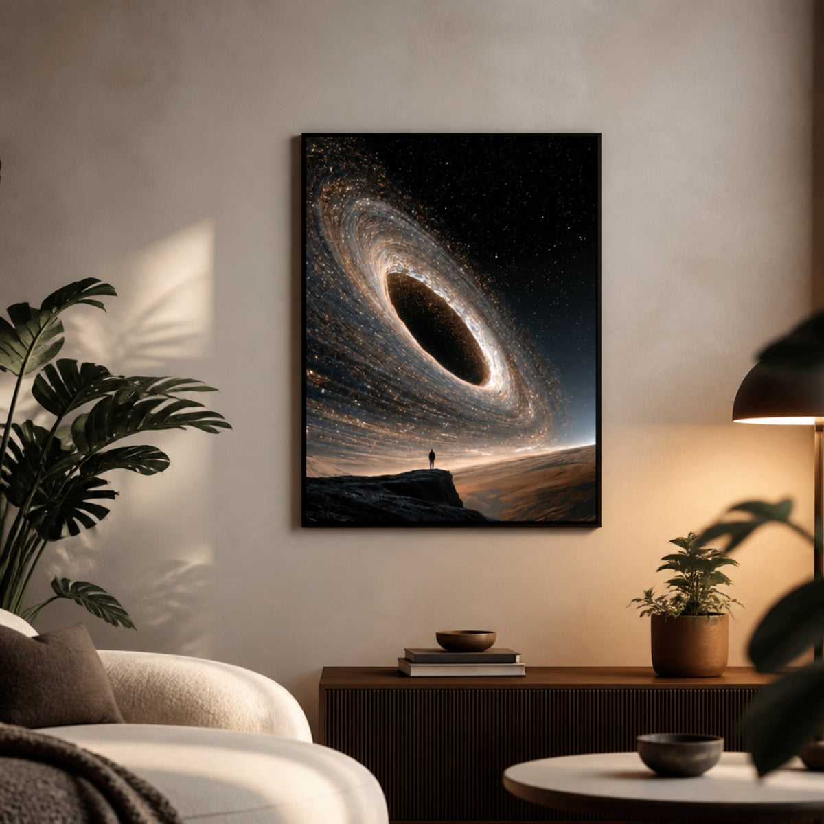 Tableau Mural Galaxie Spirale pour salon