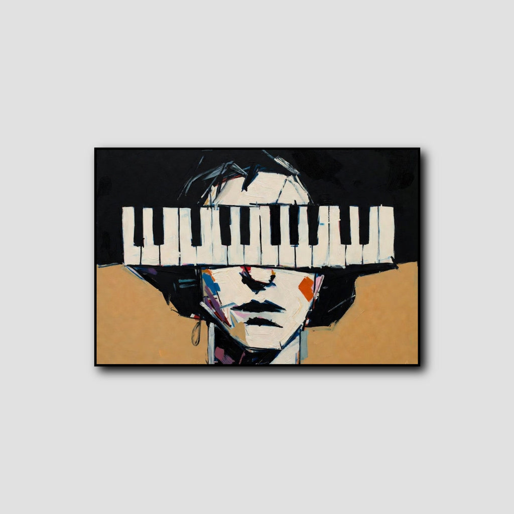 Tableau Musique Abstrait style 1