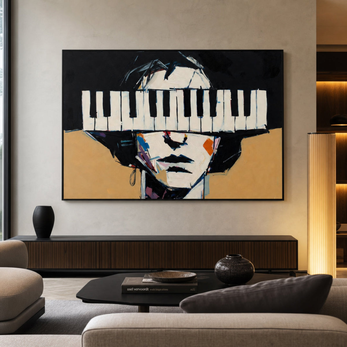 Tableau Musique Abstrait pour salon