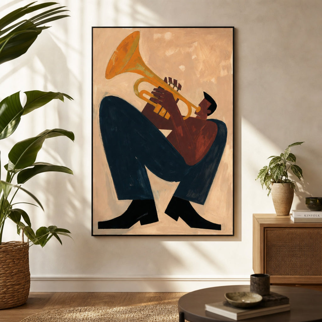 Tableau Musique Jazz pour salon