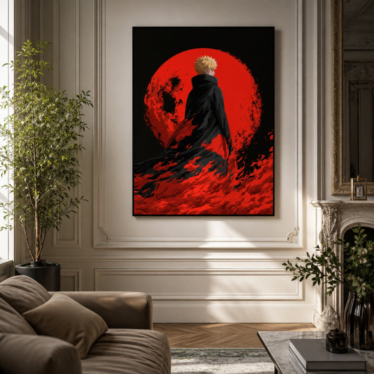 Tableau Naruto Akatsuki pour salon