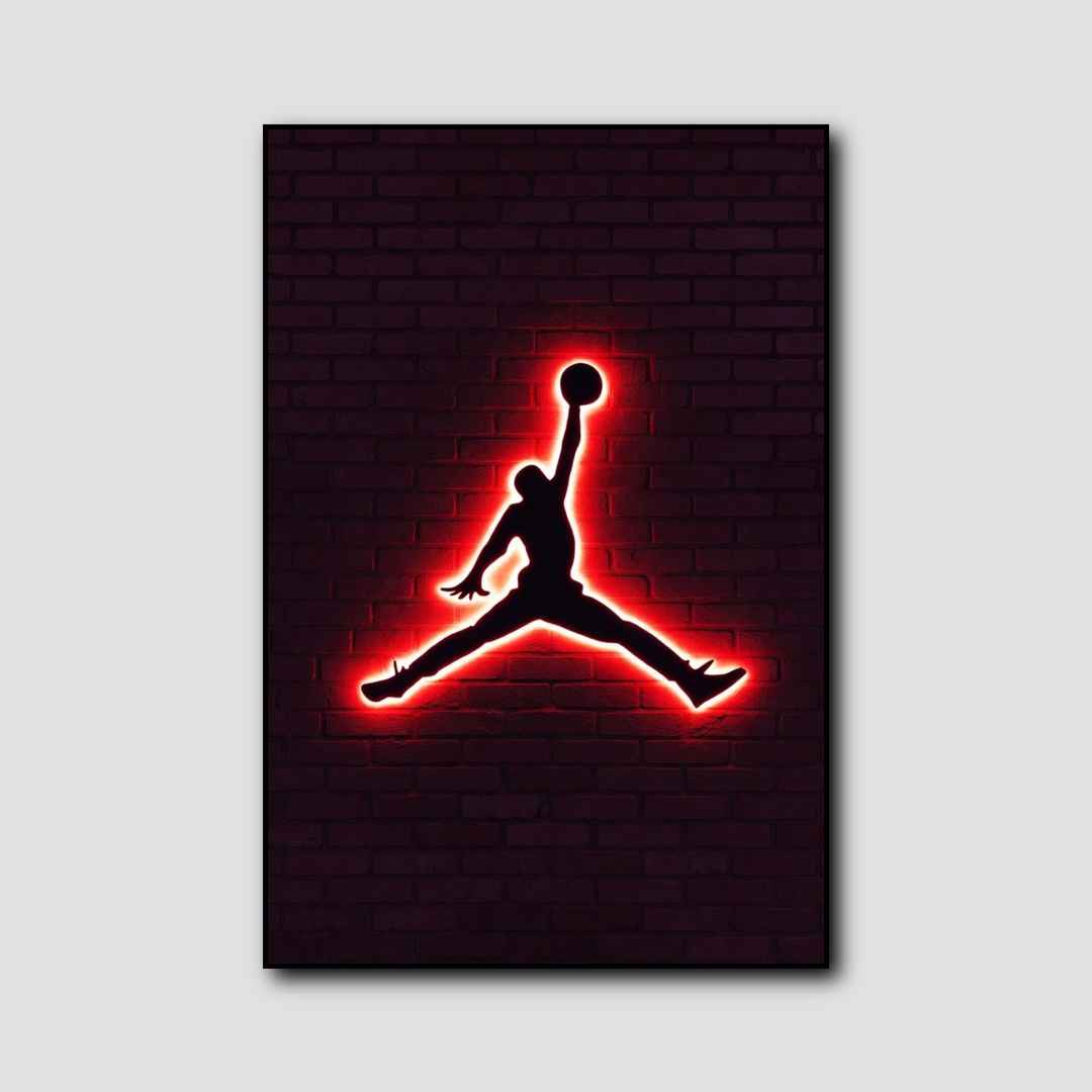 Tableau Neon Michael Jordan style 1