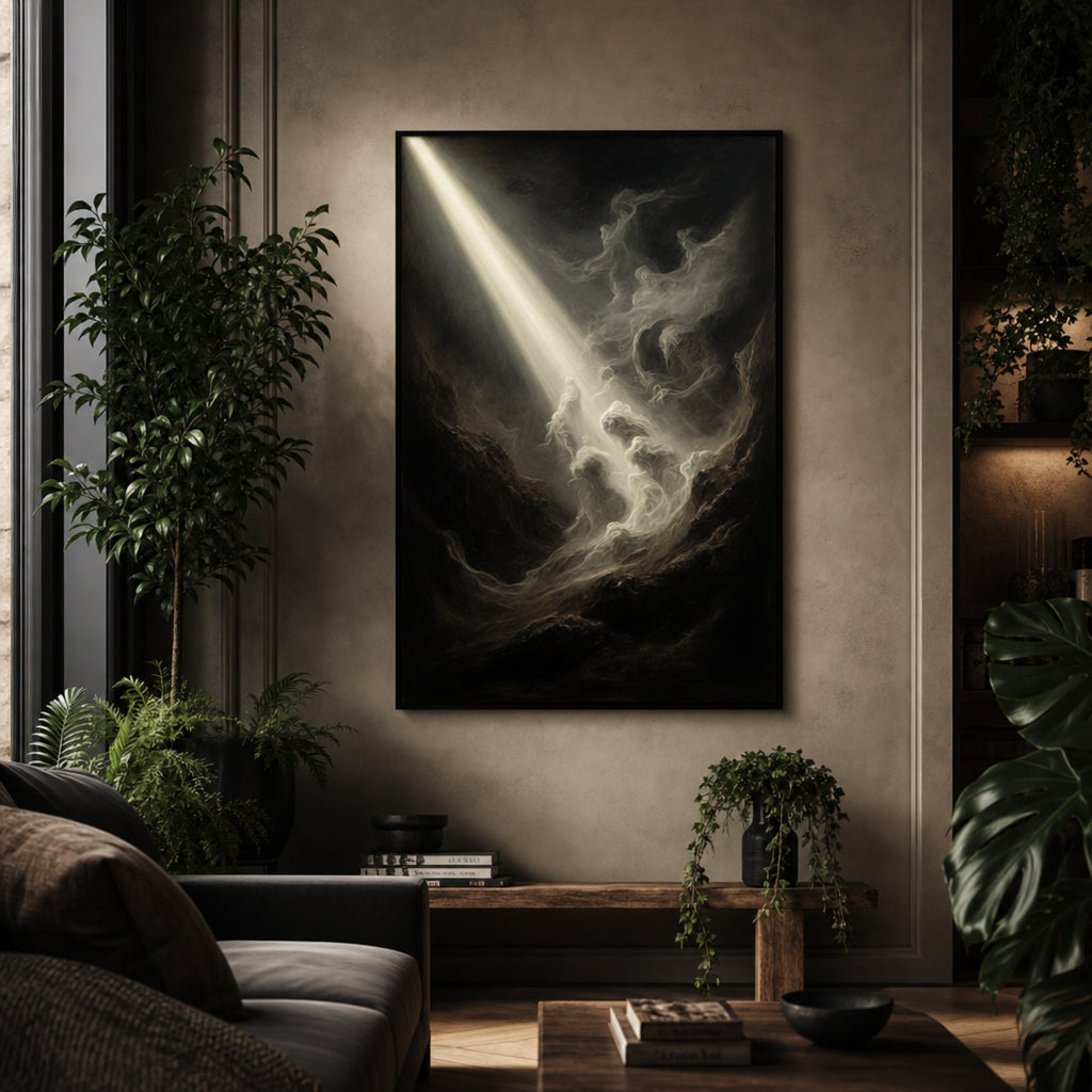 Tableau Ombre et Lumière pour salon