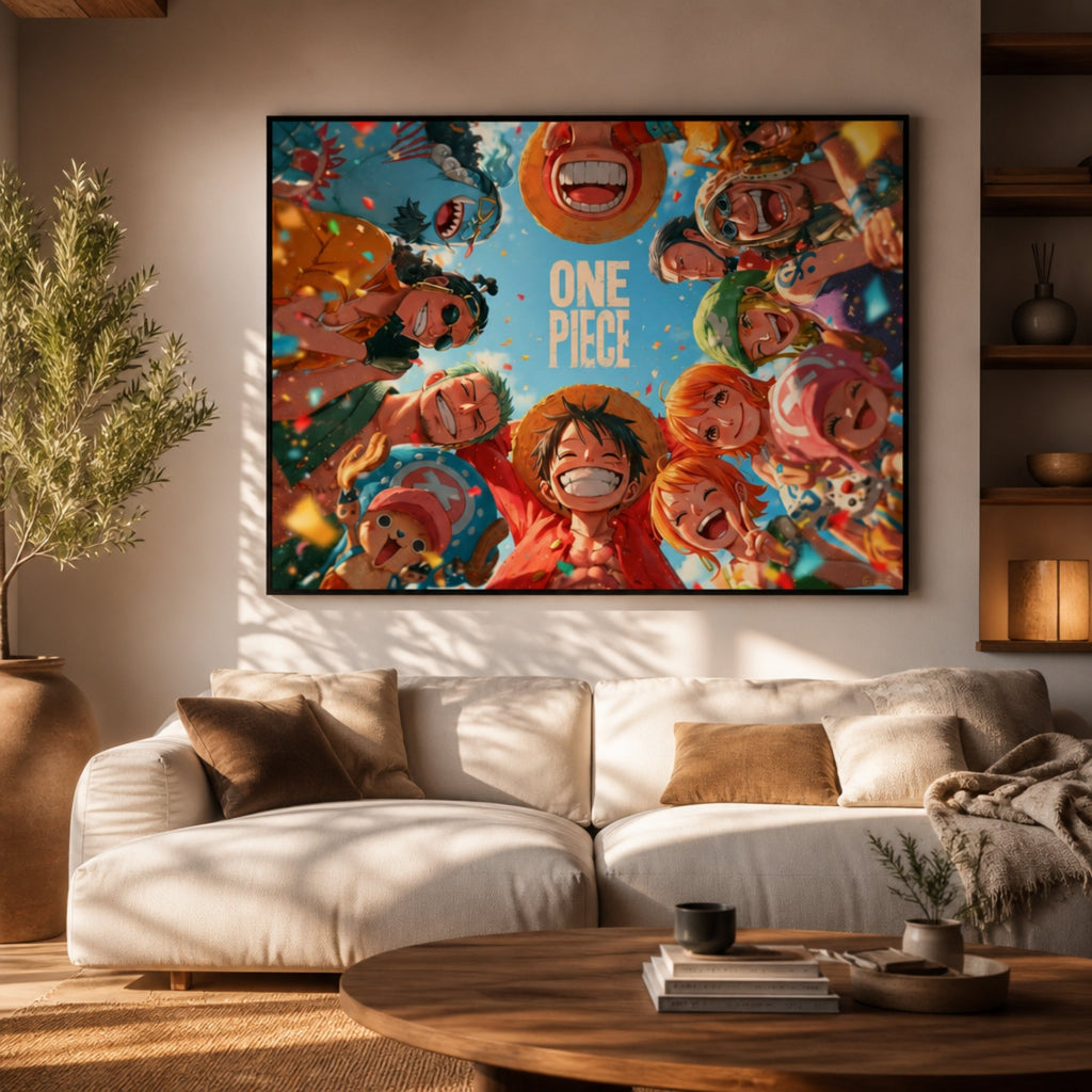 Tableau One Piece Équipage pour salon