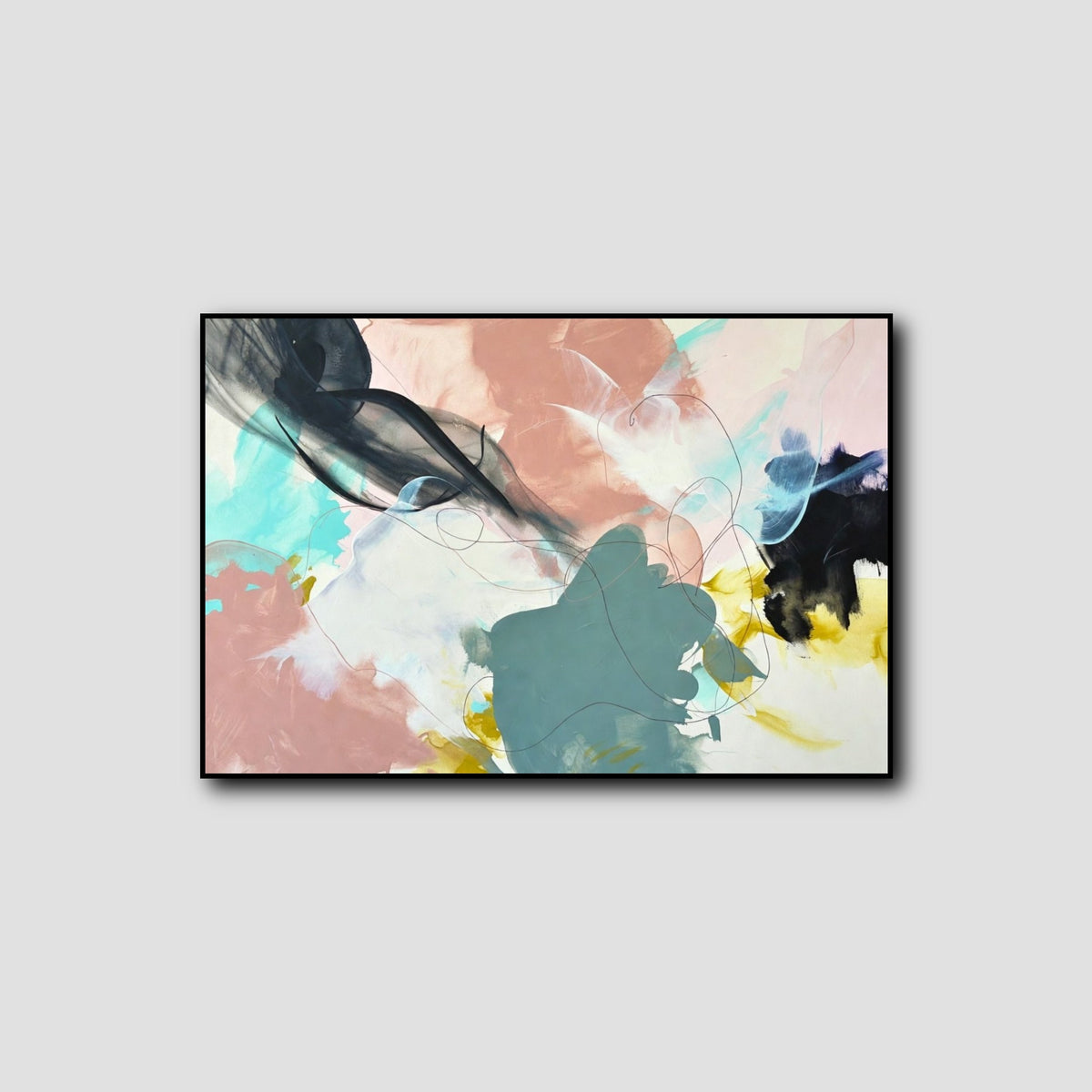 Tableau Pastel Abstrait style 1