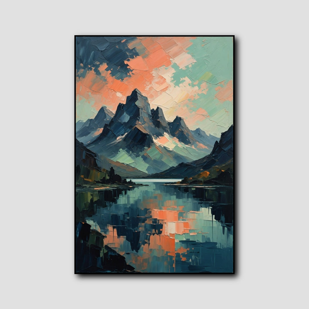 Tableau Peinture Paysage Abstrait style 1