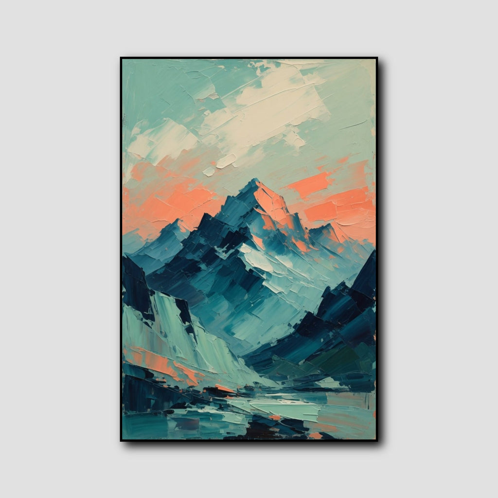 Tableau Peinture Paysage Abstrait style 2
