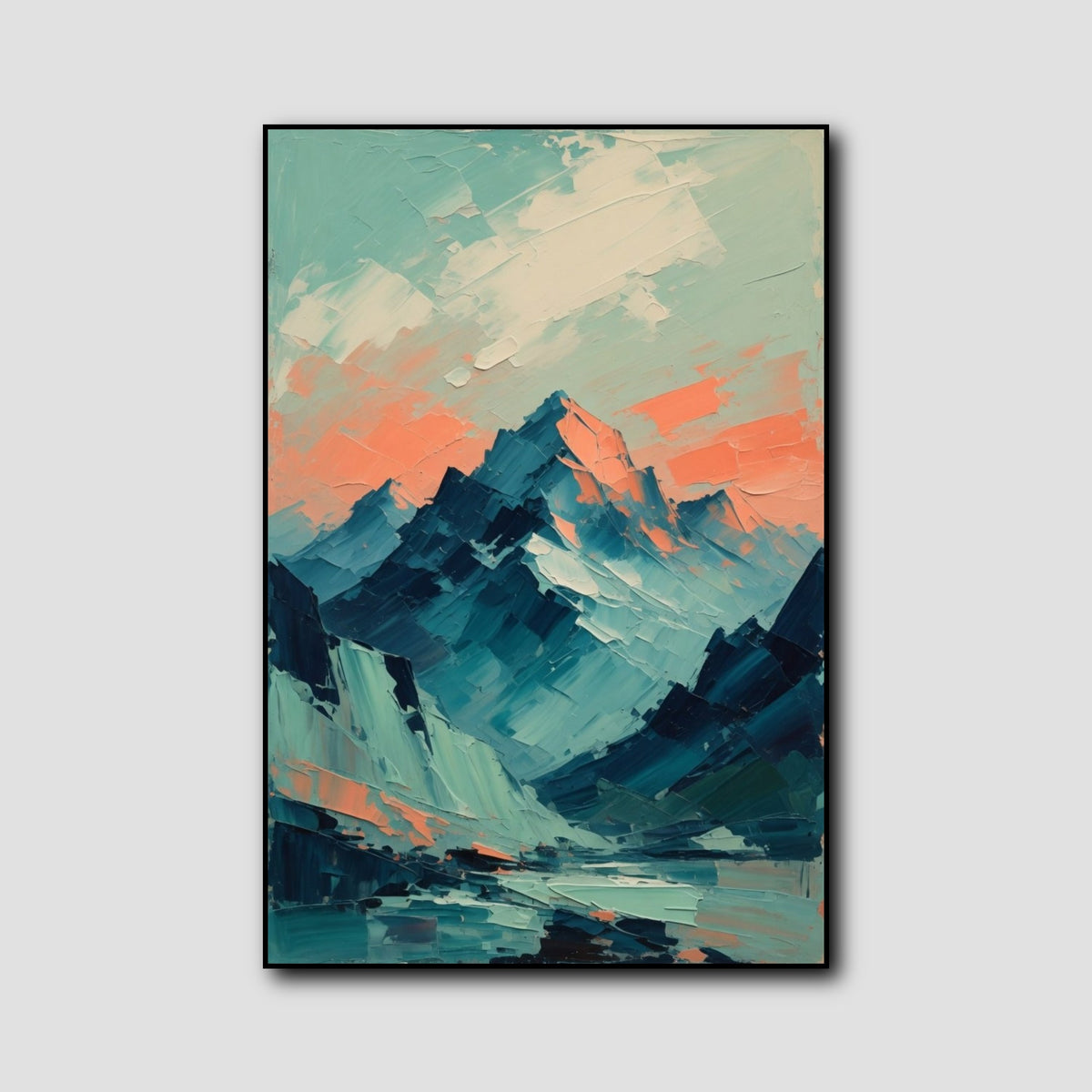 Tableau Peinture Paysage Abstrait style 2