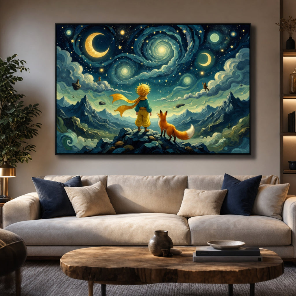 Tableau Petit Prince Original pour salon