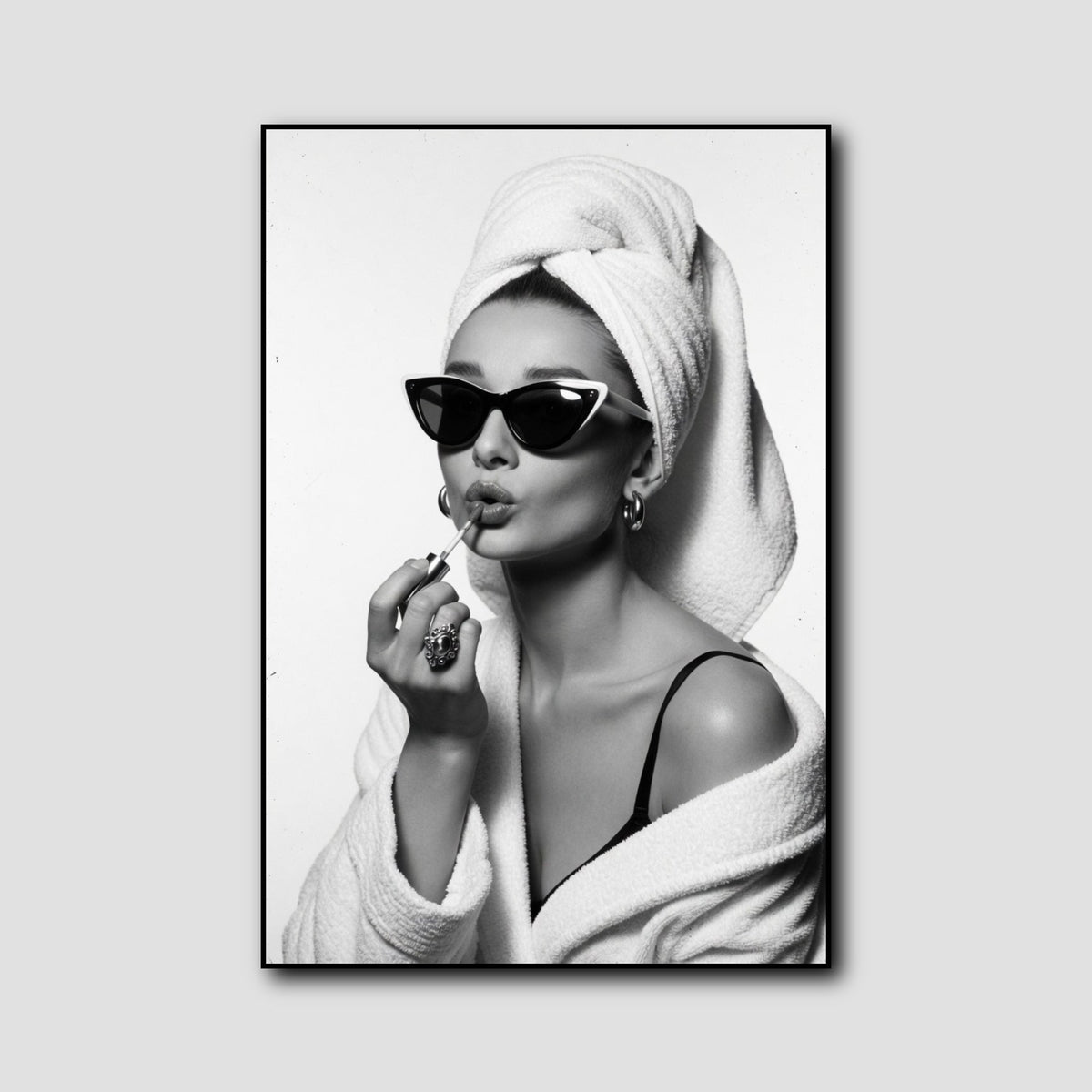 Tableau Photographie Noir et Blanc Femme style 1