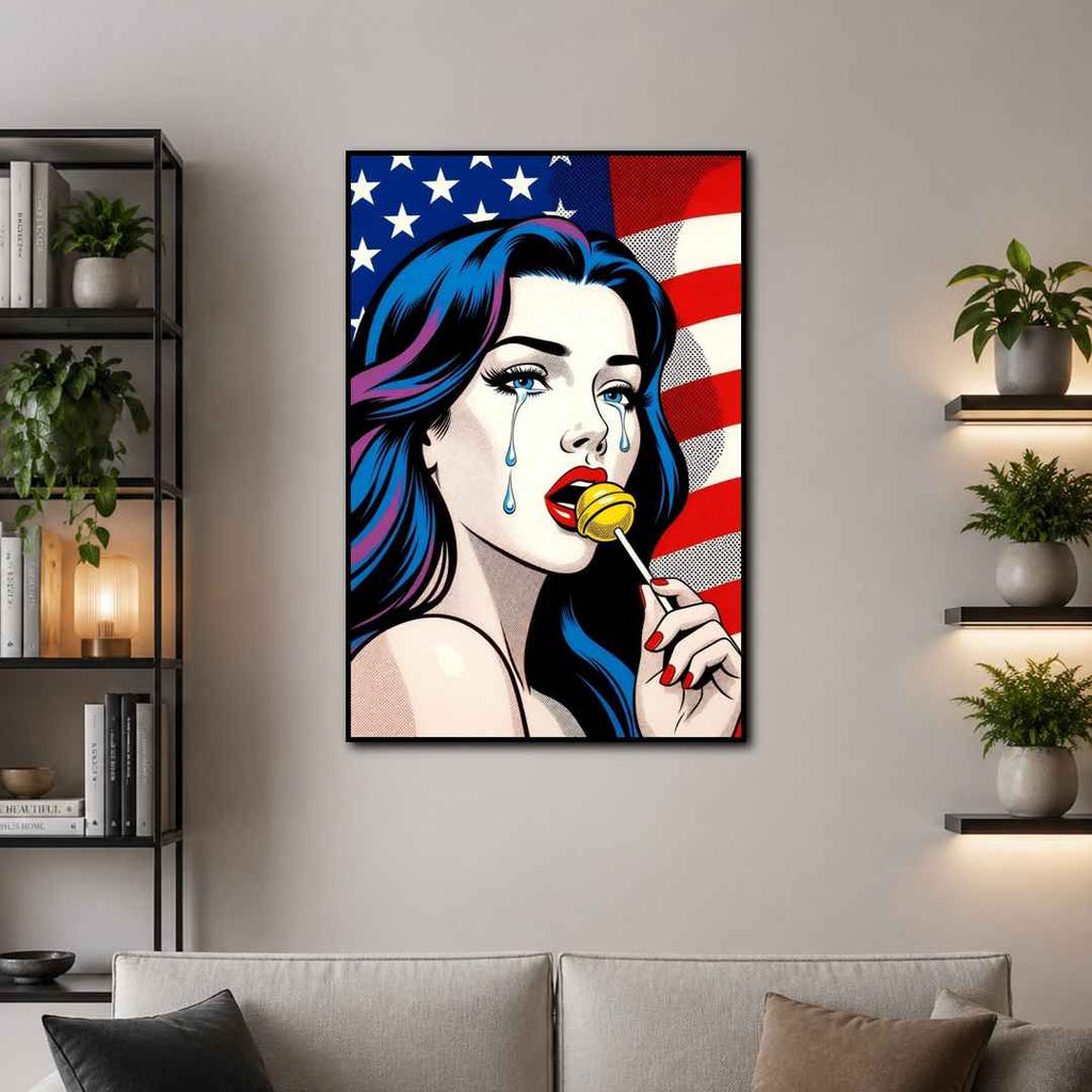 Tableau Pop Art Américain pour salon