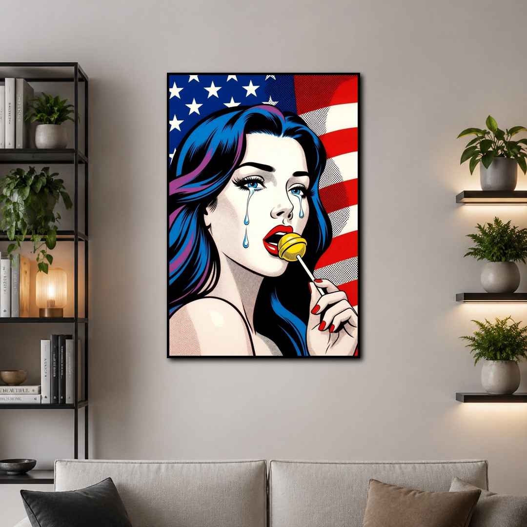 Tableau Pop Art Américain pour salon