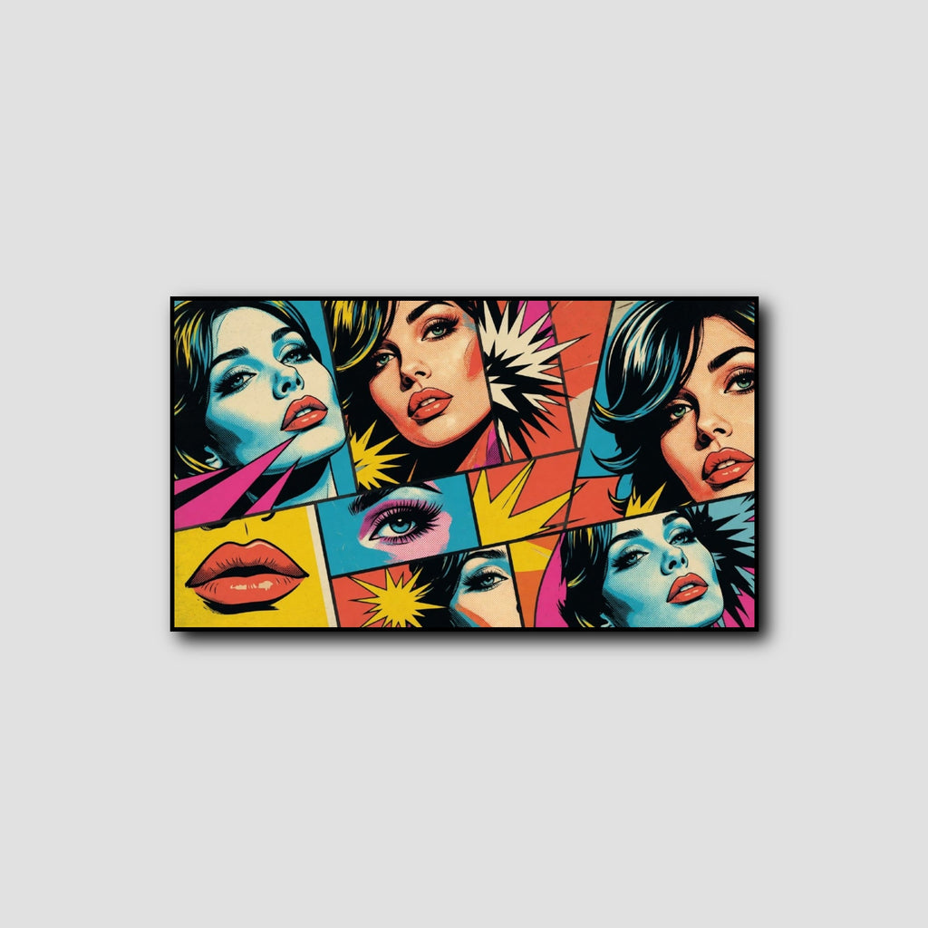 Tableau Pop Art Comics style 1