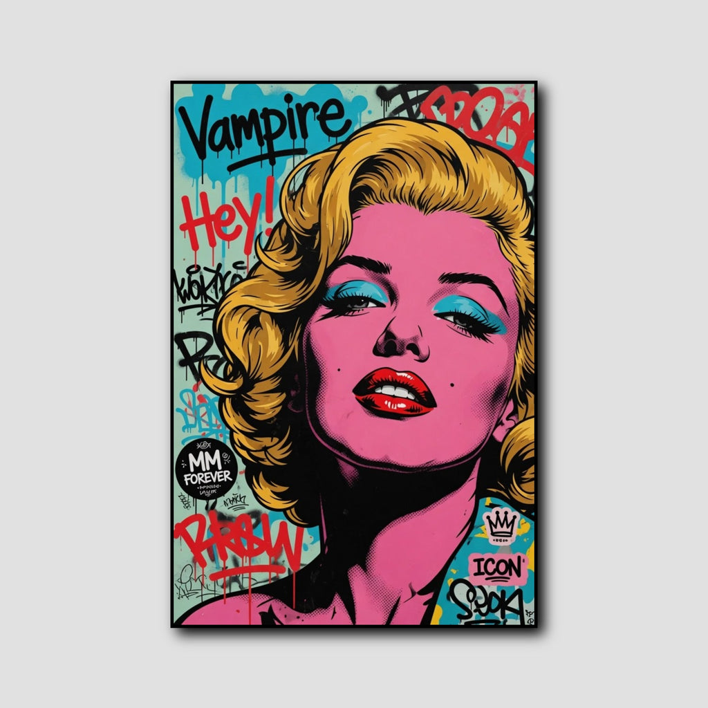 Tableau Pop Art Marilyn Monroe style 1