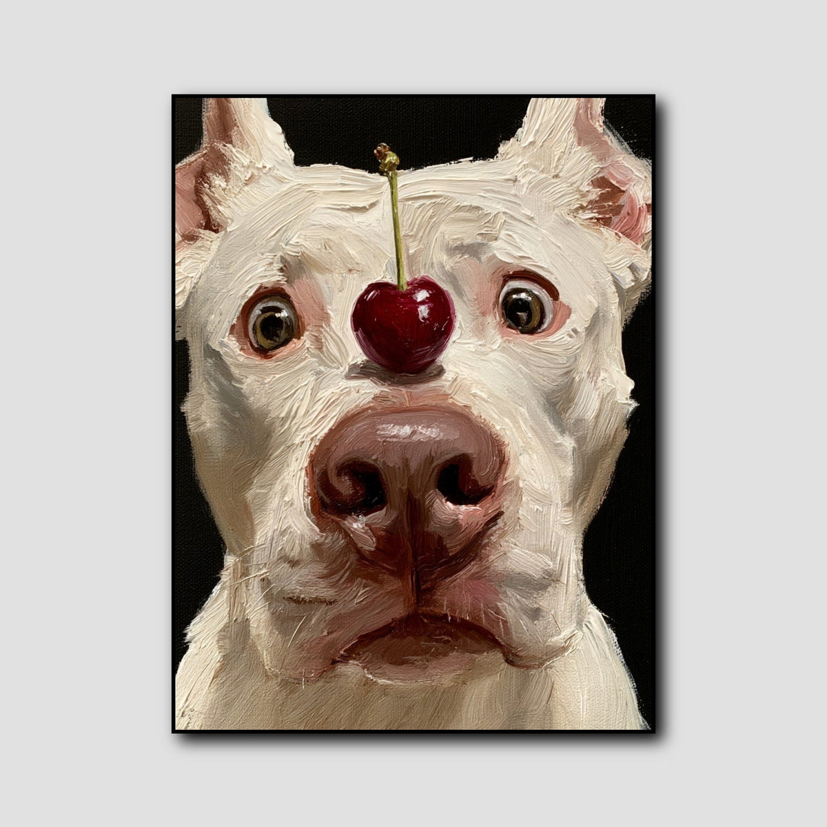Tableau Portrait Pitbull style 1