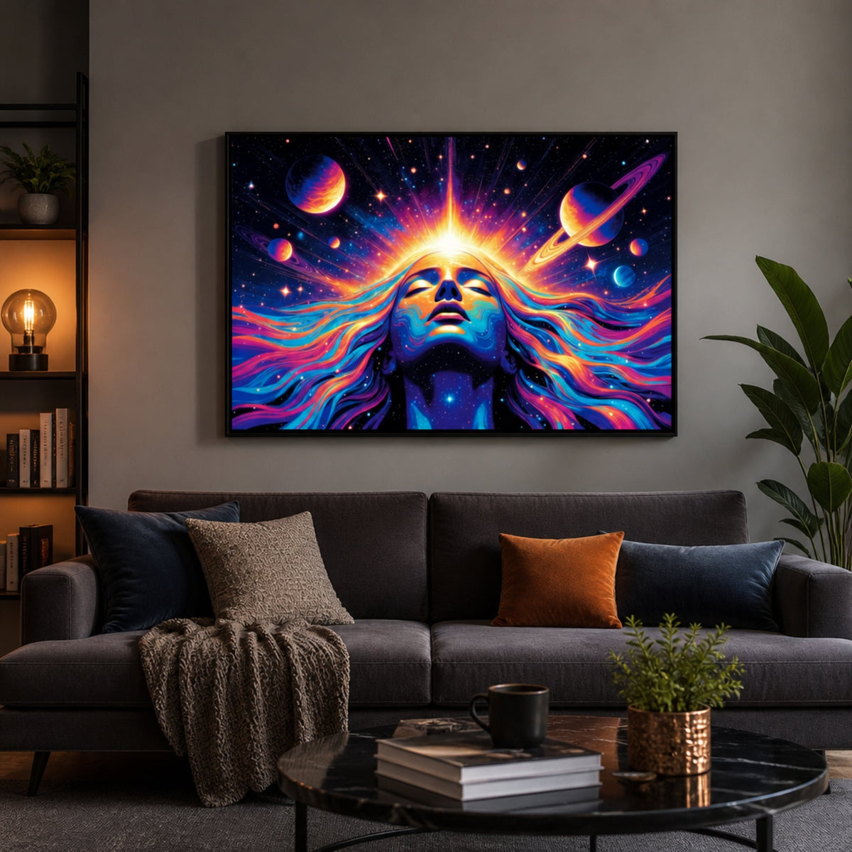 Tableau Psychédélique pour salon