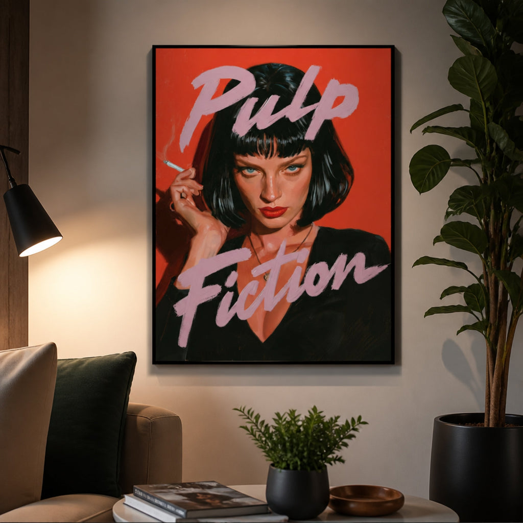 Tableau Pulp Fiction pour salon