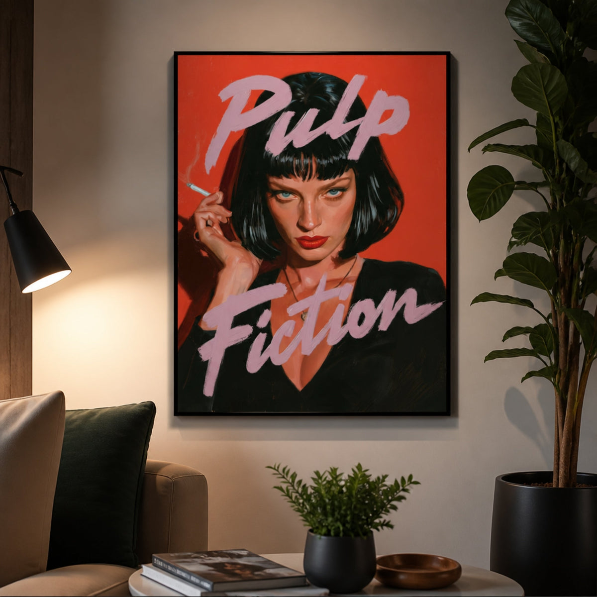 Tableau Pulp Fiction pour salon