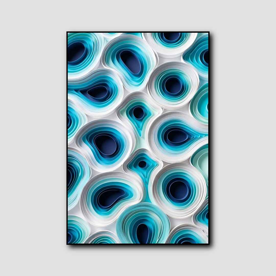 Tableau Quilling Abstrait style 1