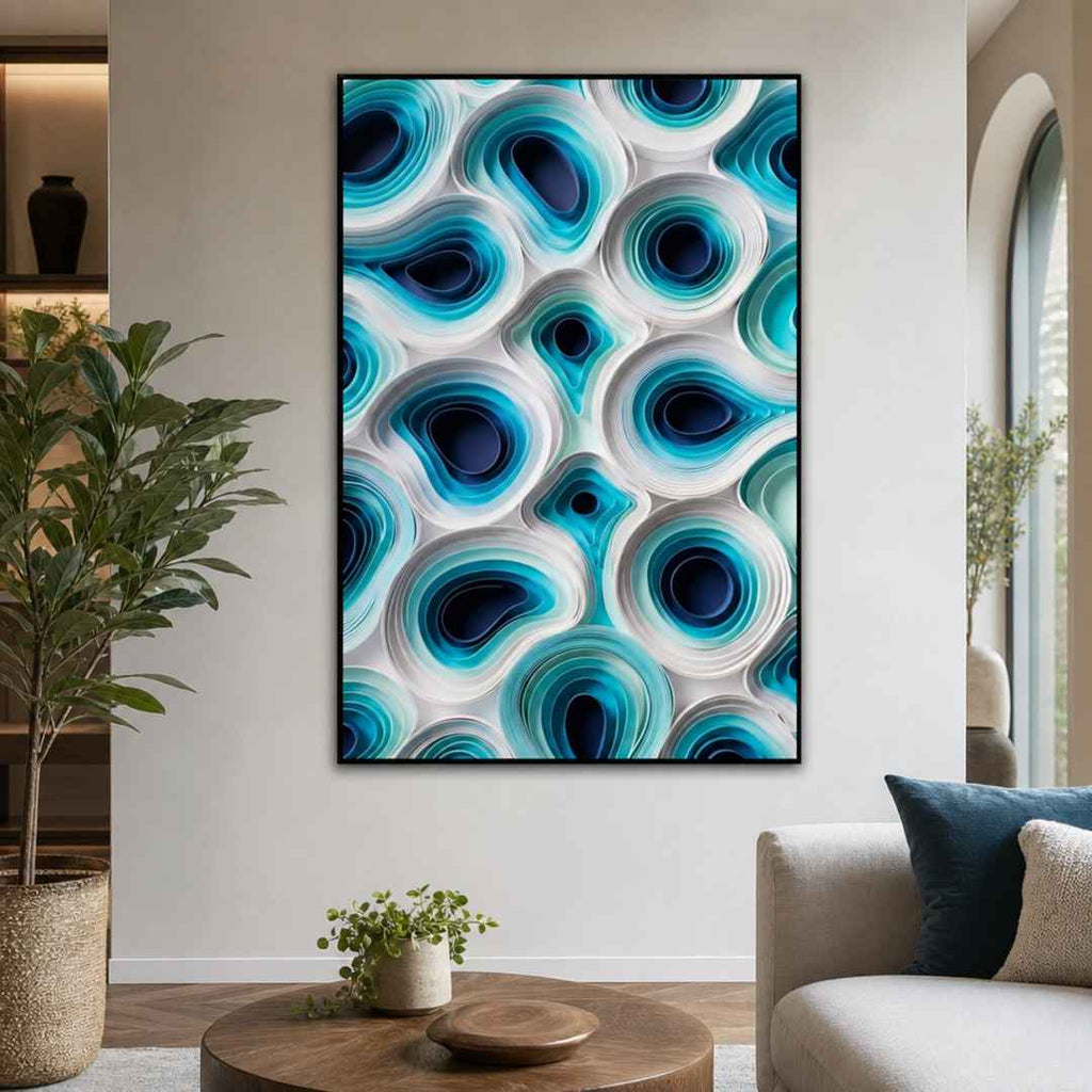 Tableau Quilling Abstrait pour salon
