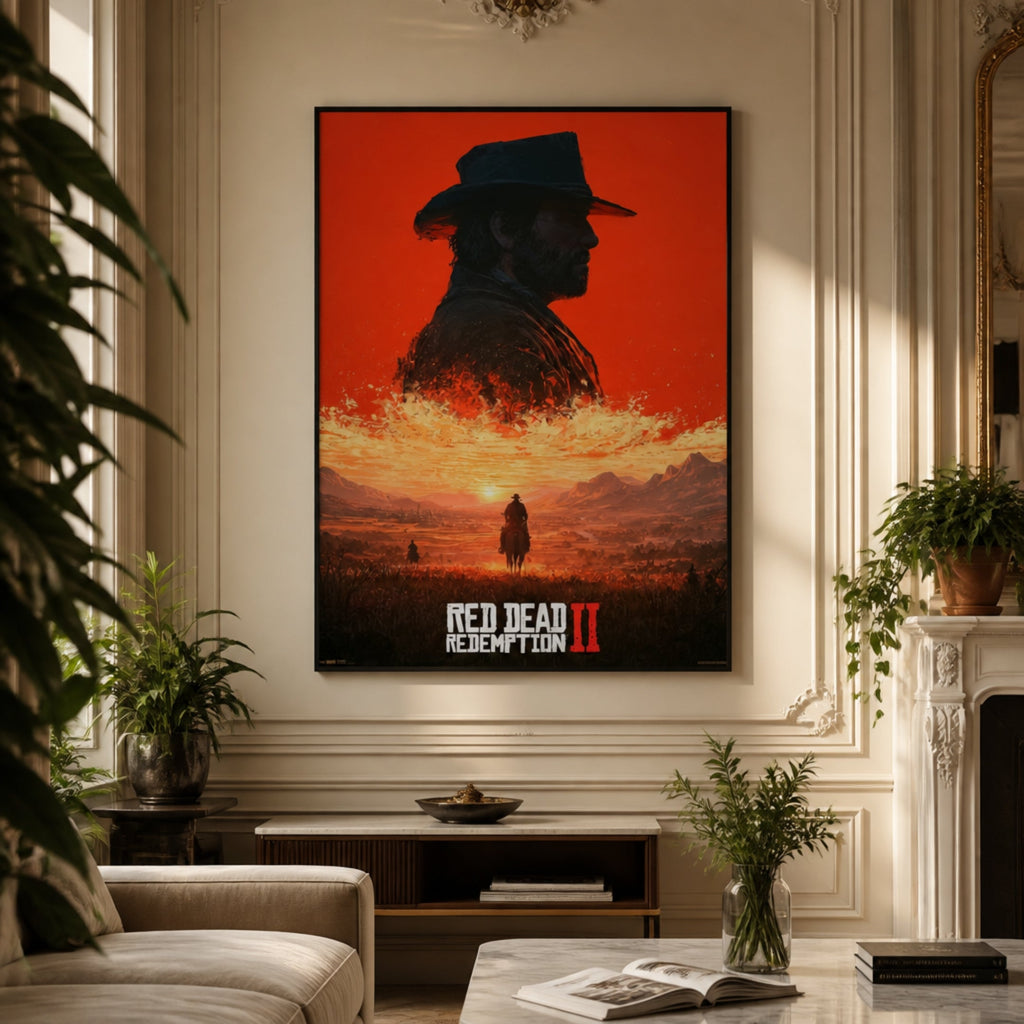 Tableau Red Dead Redemption 2 pour salon