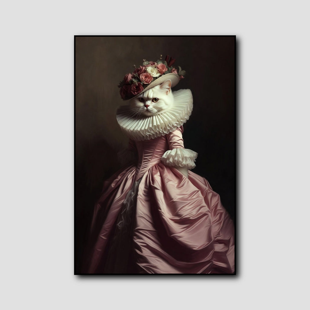 Tableau Robe Chat style 1
