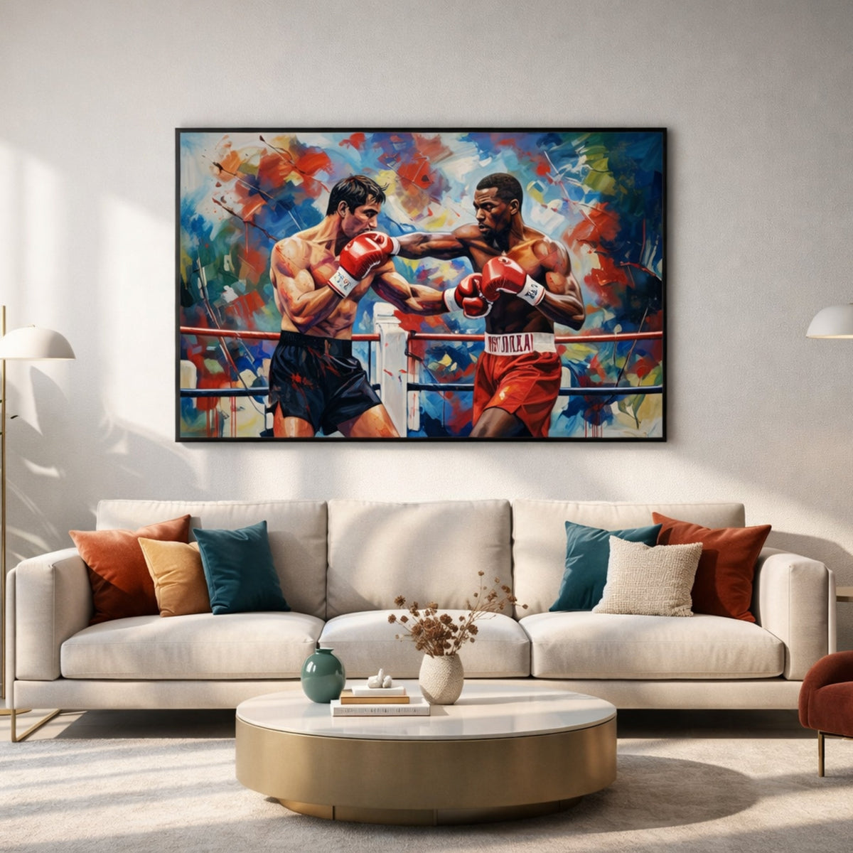 Tableau Rocky Apolo Creed pour salon