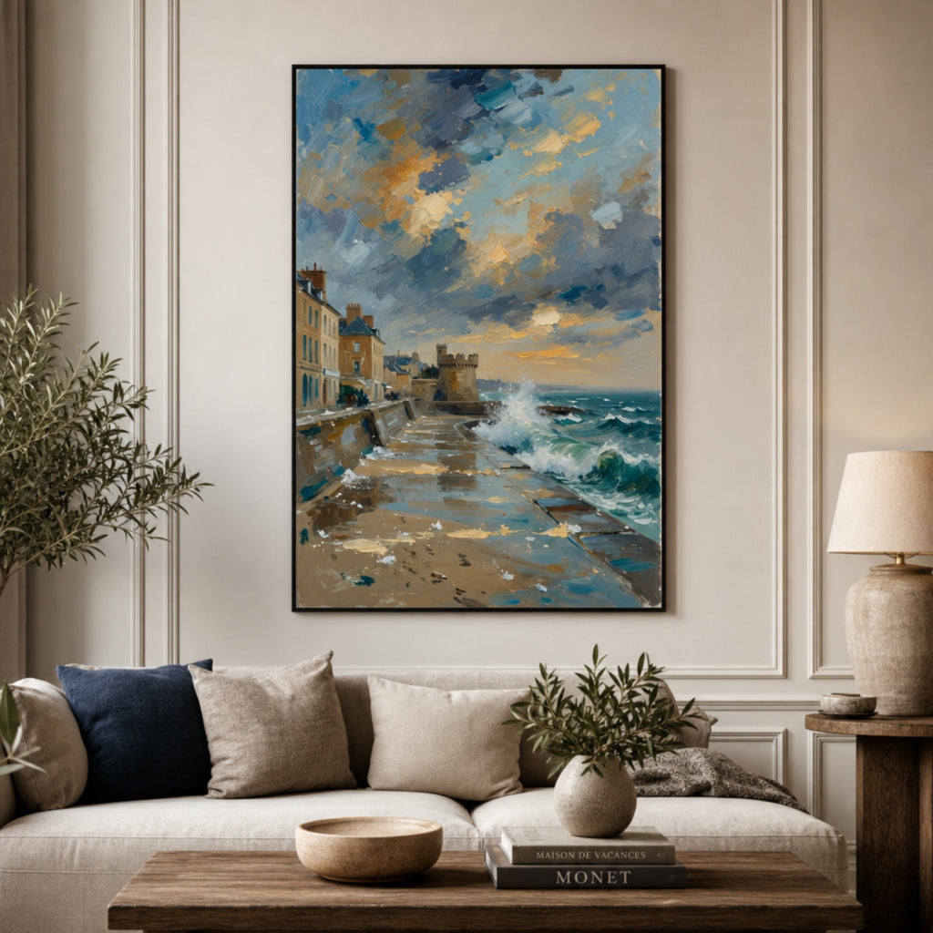 Tableau Saint-Malo pour salon