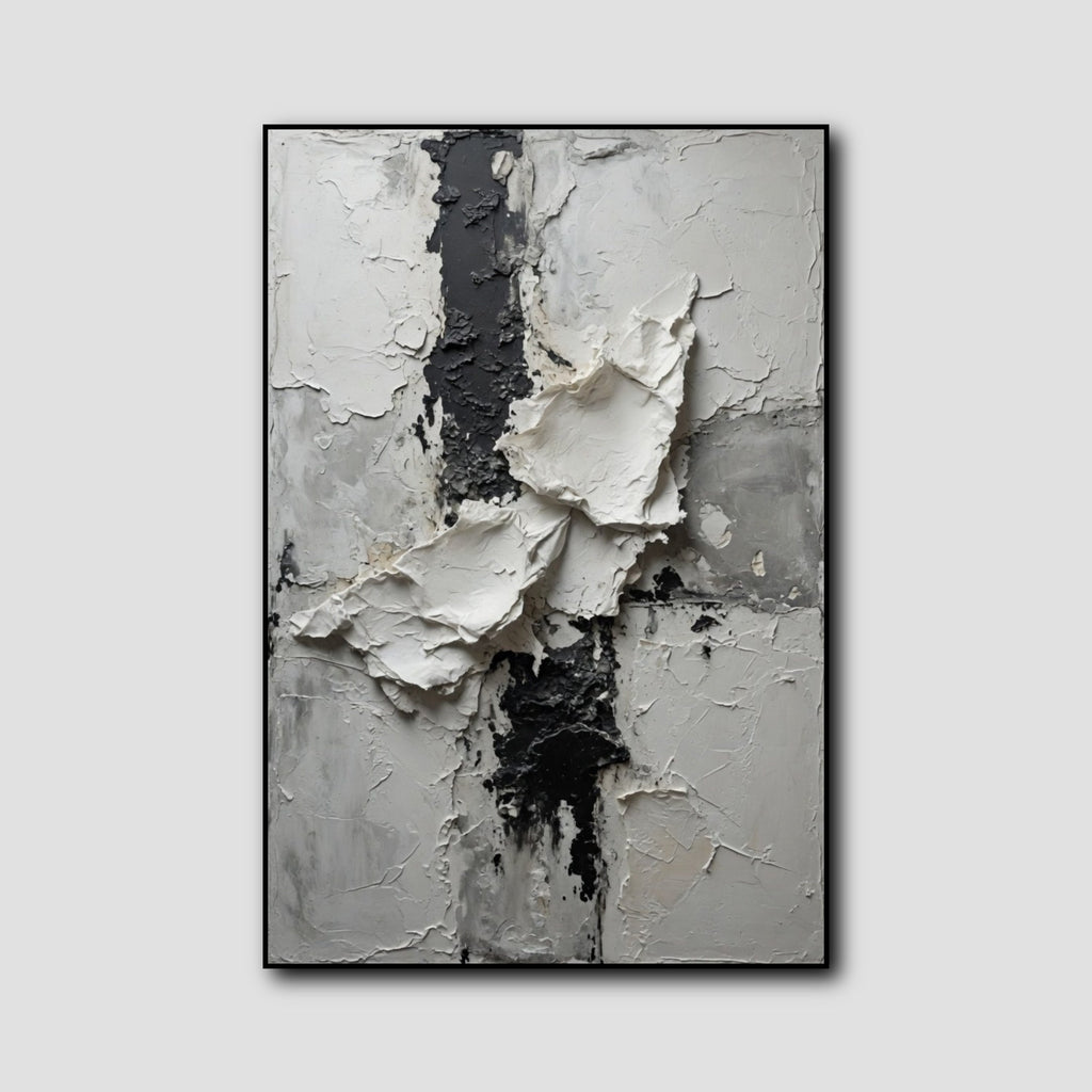 Tableau Salon Gris style 1