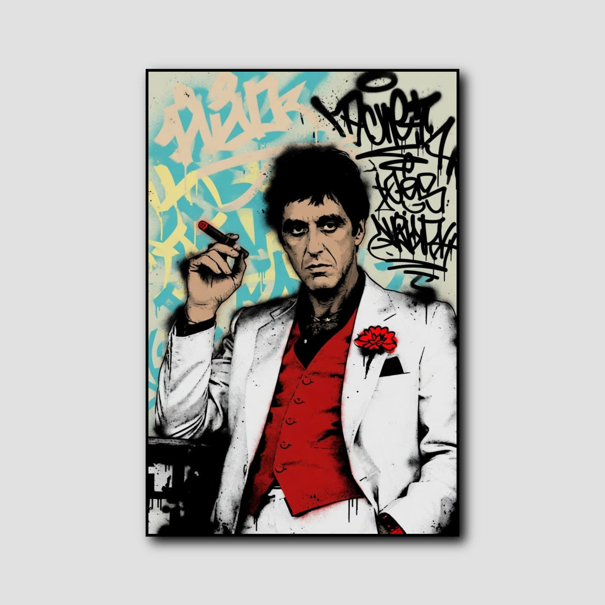 Tableau Scarface Pop Art style 1