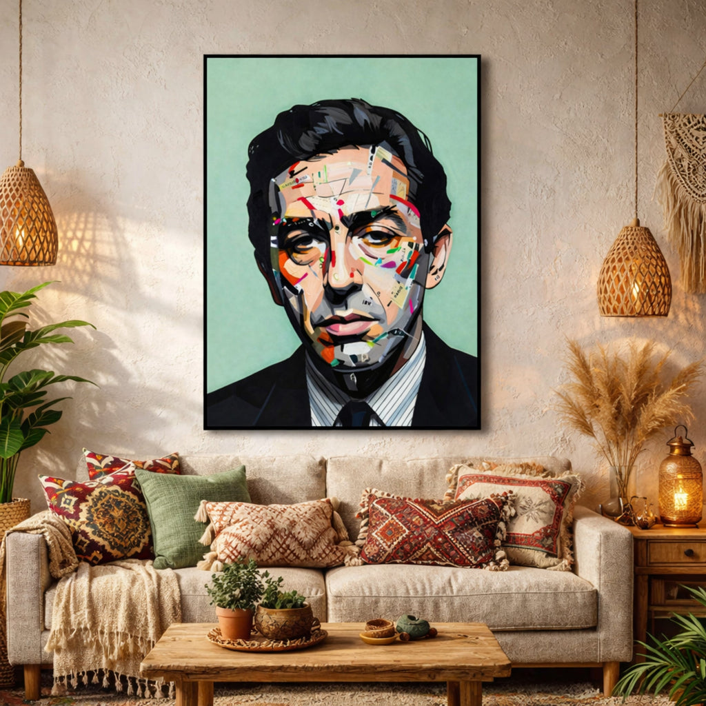 Tableau Serge Gainsbourg pour salon