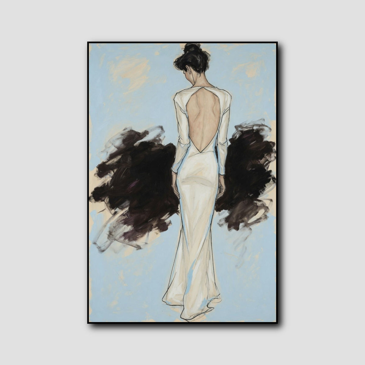 Tableau Silhouette Femme style 1