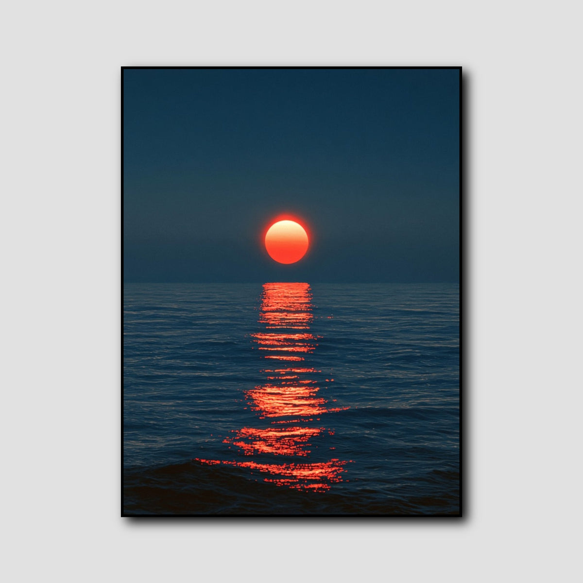 Tableau Soleil Levant style 1