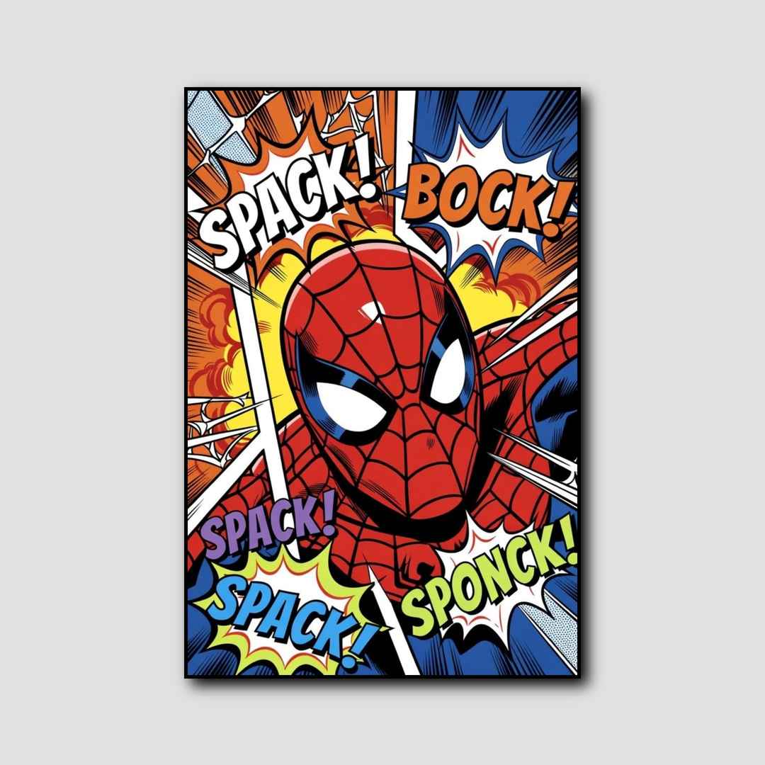 Tableau Spider-Man Pop Art style 1