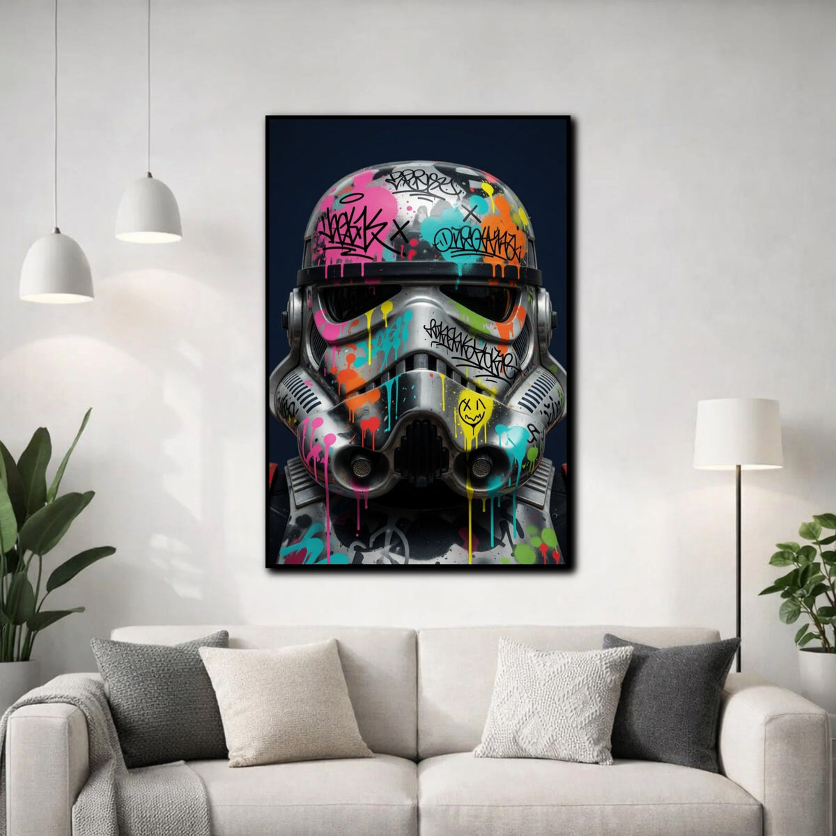 Tableau Star Wars Coloré pour salon